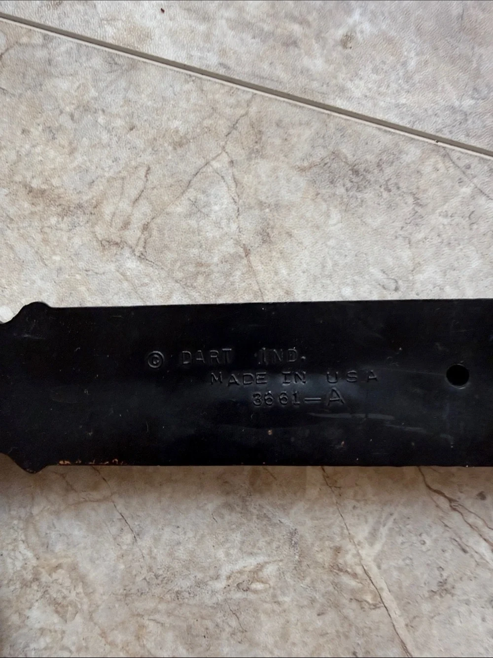 Vintage Dart Plastic Key Decor
